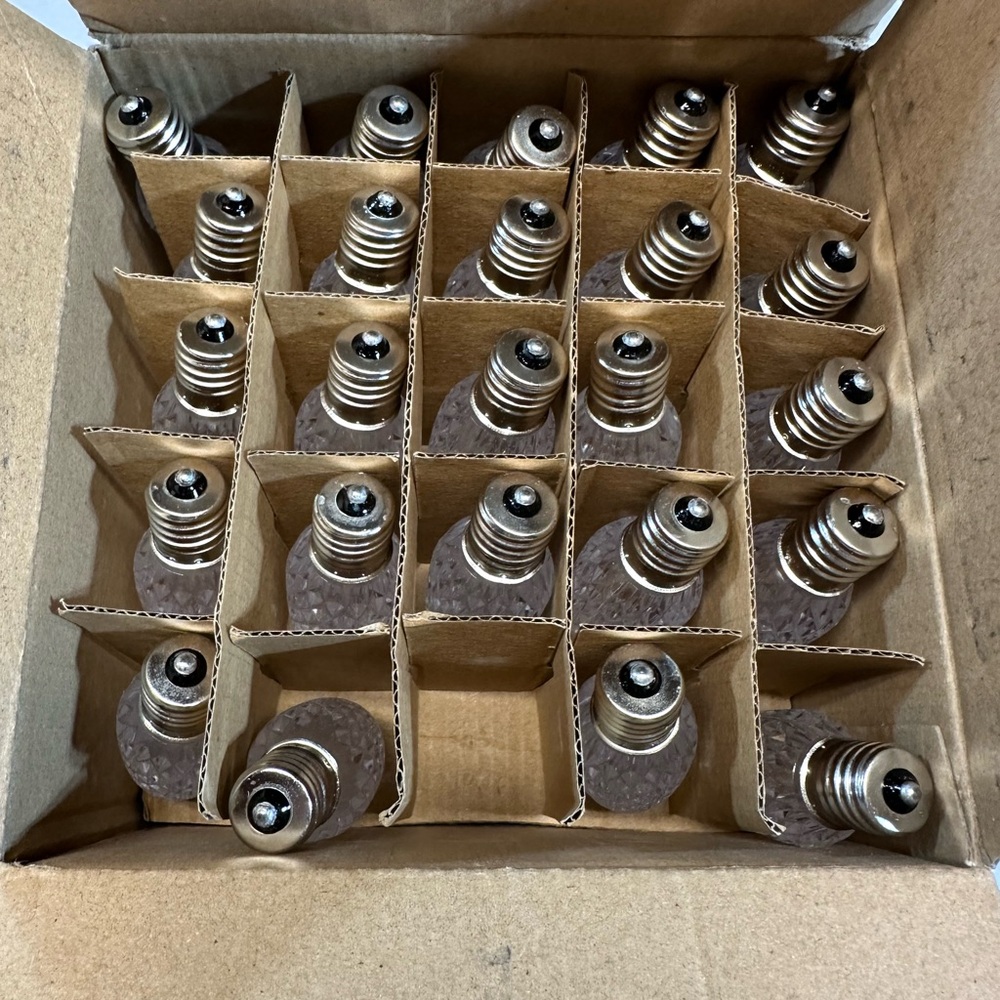 Box of Clear Light Bulbs
